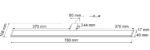 SEBSON LED Spiegelleuchte 80cm – Klemmleuchte & Schranklampe für das Bad, 1100lm, IP44 – Bild 4
