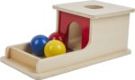 YAANI Montessori Objektpermanenzbox – Holzspielzeug für Babys ab 6 Monaten – Bild 4