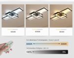 XIN'S LED Deckenleuchte 80W 90cm – Moderne Wohnzimmerlampe mit stufenloser Farbtemperatur – Bild 7
