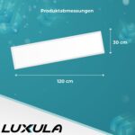 LUXULA LED Panel 120x30cm 36W 3600lm 4000K – Flimmerfreie Rasterleuchte für Büro – Bild 5