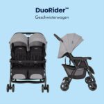 Graco DuoRider Doppel-Kinderwagen – Leichter Zwillingswagen ab Geburt bis 3 Jahre – Bild 6