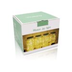 Vindany 4er Set Solar Mason Jar Licht mit 30 LEDs – Warmweisse Gartenleuchten Wetterfest – Bild 7