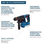 Bosch Professional GBH 18V-18 X Akku-Bohrhammer – Universelles 18V System mit L-BOXX – Bild 3