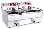 Beeketal BWF-132P Doppel Kaltzonenfritteuse – 2 x 13 Liter Profi Gastro Fritteuse Edelstahl – Bild 4