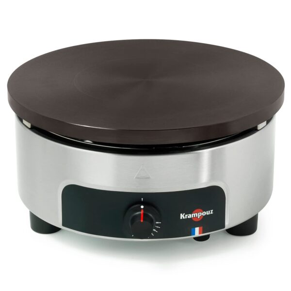 Krampouz Crepesgerät 40 cm Gas Rund – Profi-Crepes-Maker mit 6-Arm-Brenner