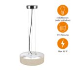 Smartwares Deckenleuchte Ceiling Dream Natural 40 cm – 3x E14 LED-geeignet – Bild 5