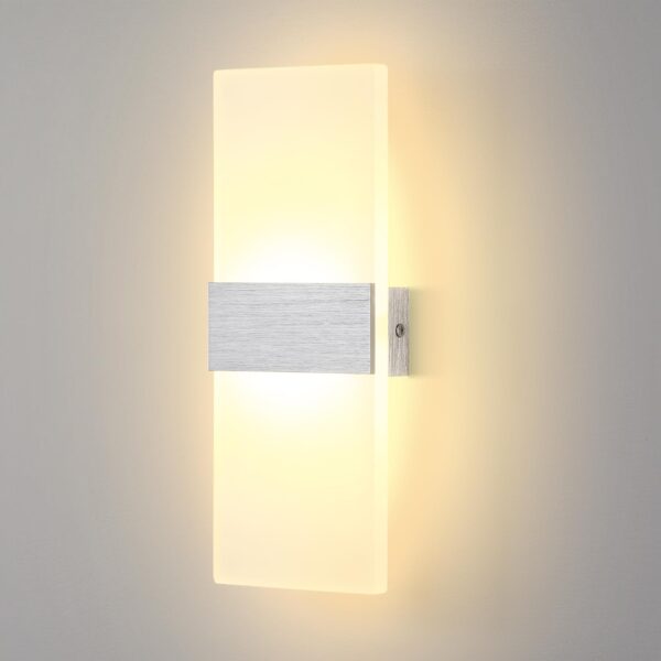 Lightsjoy LED Wandleuchte 600 Lumen – Blendfreies Warmweiss Licht für Innenräume