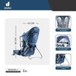 deuter Kid Comfort Pro Kindertrage mit integriertem Daypack – Ergonomische Kraxe für Eltern – Bild 7