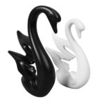 Airshi Schwanenfigur 2er Set – Elegante Keramik-Dekoration für jeden Raum – Bild 4