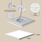 BLNAN LED Deckenleuchte 24W – 3 Farbtemperaturen 3000K-5000K für alle Räume – Bild 7