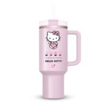 Pyramid International Hello Kitty Trinkflasche 1180 ml mit Strohhalm – Praktische Alltags-Wasserflasche