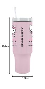 Pyramid International Hello Kitty Trinkflasche 1180 ml mit Strohhalm – Praktische Alltags-Wasserflasche – Bild 2