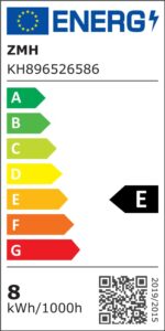 ZMH LED Wandlampe 60cm Schwarz – 3000K Warmweiss Up-Down Flurlampe für Innen – Bild 11