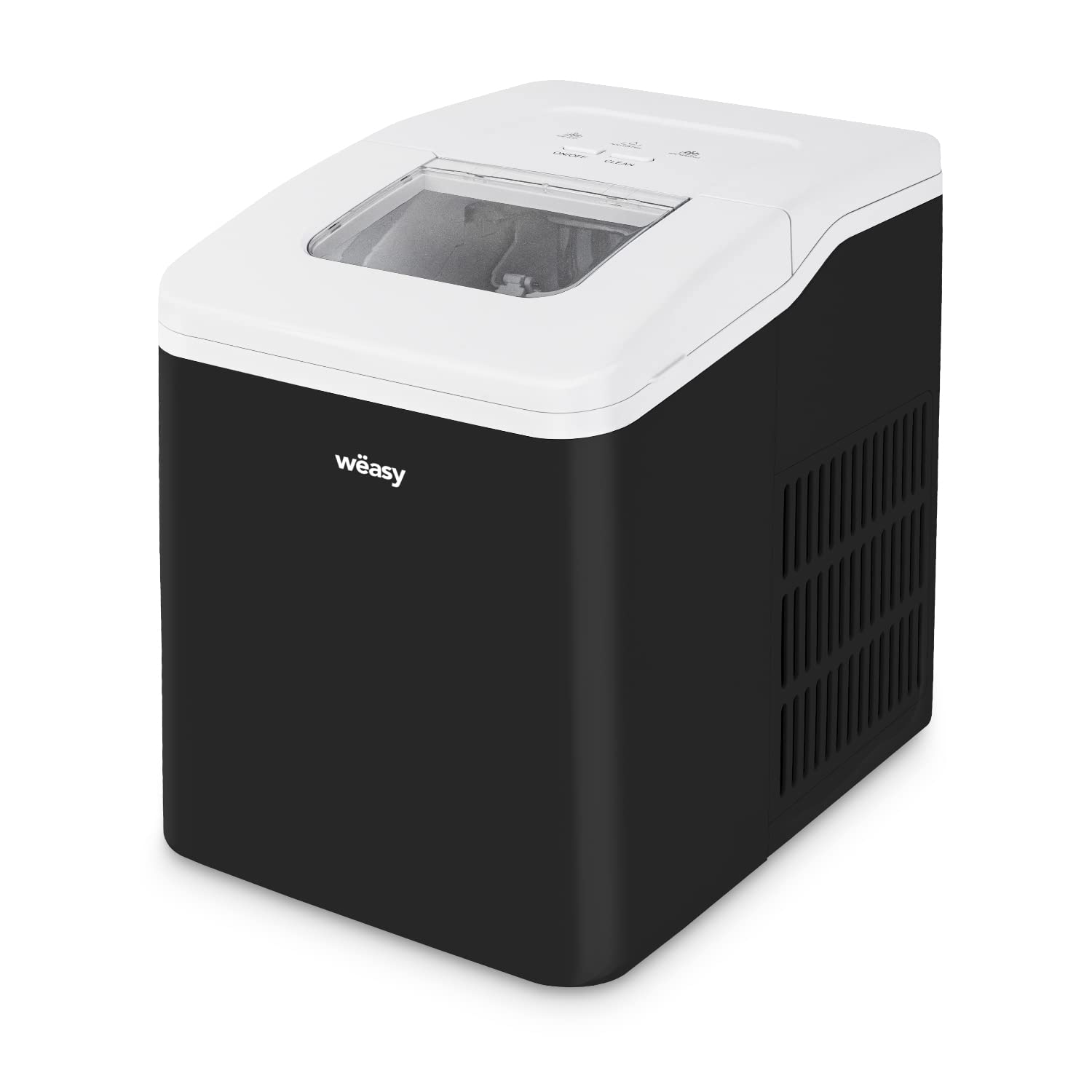 Wëasy KW12 Eiswürfelmaschine – 12 kg/Tag, Automatisch & Kompakt für Zuhause