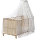 Playshoes Insektenschutz Mückennetz für Kinderbetten – Himmelettschutz weiß