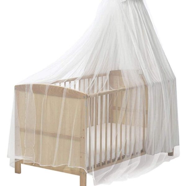 Playshoes Insektenschutz Mückennetz für Kinderbetten – Himmelettschutz weiß