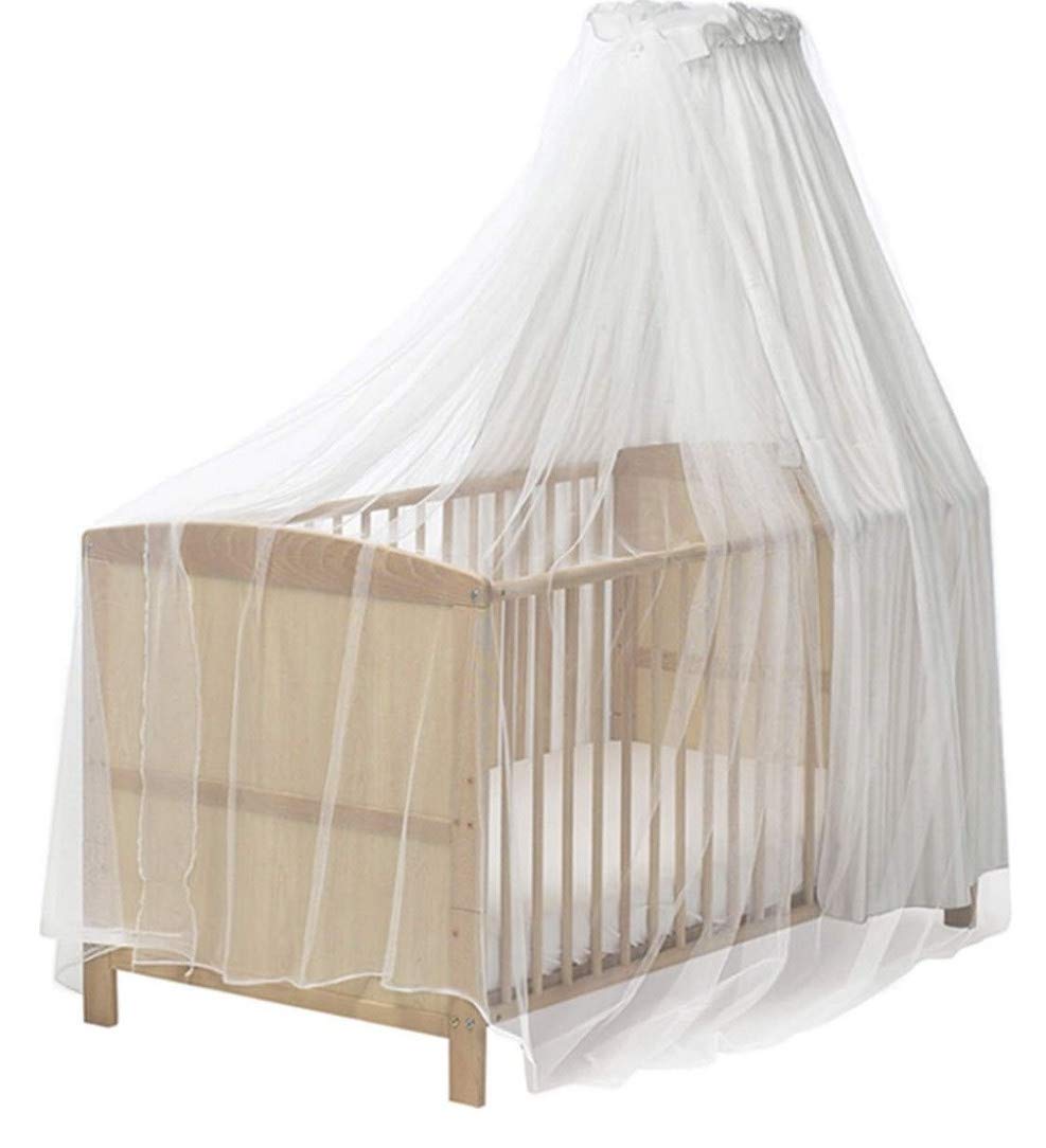 Playshoes Insektenschutz Mückennetz für Kinderbetten – Himmelettschutz weiß