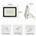2er Set LED Aussenstrahler 50W – 5000 Lumen Kaltweiß IP65 Wasserdicht für Garten & Garage – Bild 6