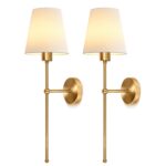 Ketom 2er Set Akku-Wandleuchte Gold – LED Dimmbar mit Fernbedienung & RGB – Bild 8