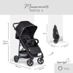 Hauck Rapid 4 Kinderbuggy bis 25 kg – Kompakt & Höhenverstellbar für mobiles Elternsein – Bild 3
