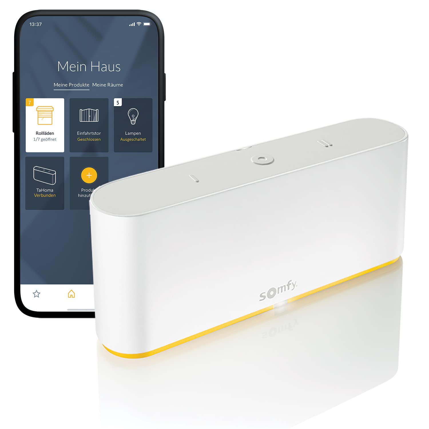 Somfy TaHoma Switch – Smart Home Zentrale mit io, RTS & HomeKit – Intelligente Hausautomation