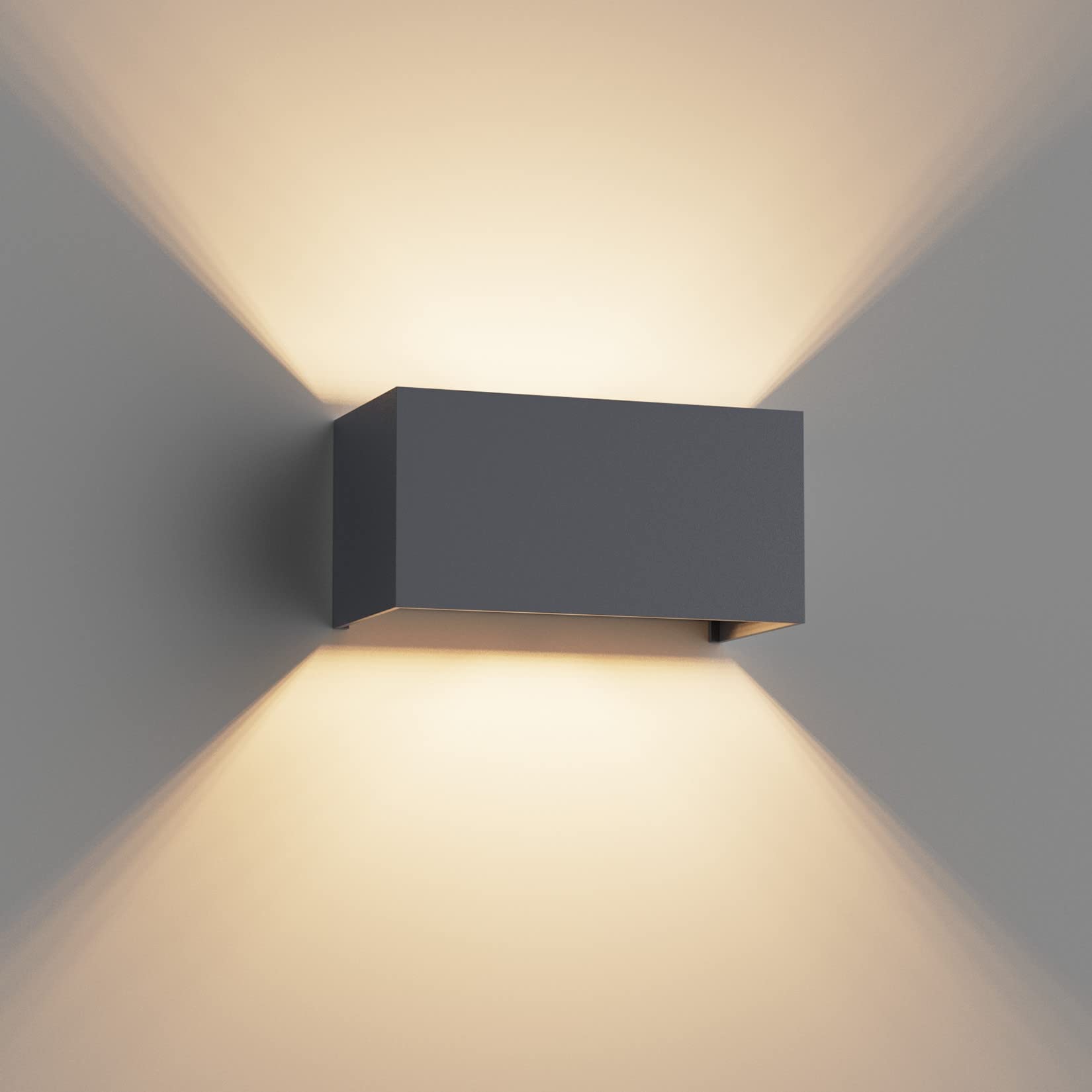 Klighten 18W LED-Wandleuchte mit G9 Lampe 3000K – Wasserdicht IP54 für Innen & Aussen
