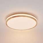 Lindby LED Deckenlampe Ø49,5 cm Holz – Dimmbar mit Fernbedienung & CCT Farbtemperatur – Bild 7