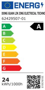 YIFMOO 24W LED Deckenleuchte dimmbar 2700K-6500K – Flaches Panel 60x20cm mit Fernbedienung – Bild 11