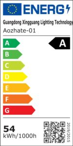 Aozhate LED Deckenleuchte 106cm 5-Ring Schwarz – Dimmbar mit App & Fernbedienung – Bild 11