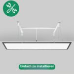 Oraymin LED Deckenpanel 120x30 cm – 40W Dimmbar mit Fernbedienung & Speicherfunktion – Bild 8