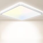 Seruno X LED Deckenleuchte 24W – 3 Farbtemperaturen, IP54, 3200LM für Küche & Bad