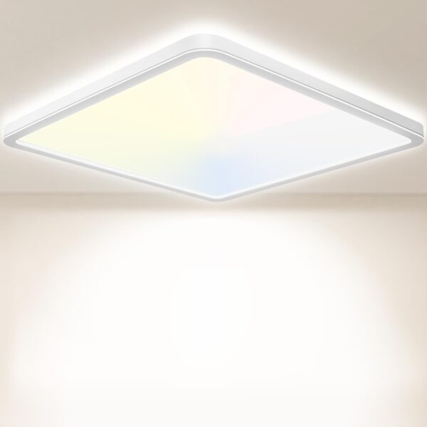 Seruno X LED Deckenleuchte 24W – 3 Farbtemperaturen, IP54, 3200LM für Küche & Bad