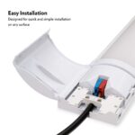 HOFTRONIC LED Lichtleiste 150cm 50W – 8300lm Warmweiss Deckenleuchte für Garage & Keller – Bild 5