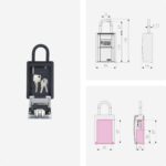 ABUS KeyGarage 797 Schlüsselsafe mit Zahlencode & Bügel – Schlüsselkasten für 20 Schlüssel – Bild 3