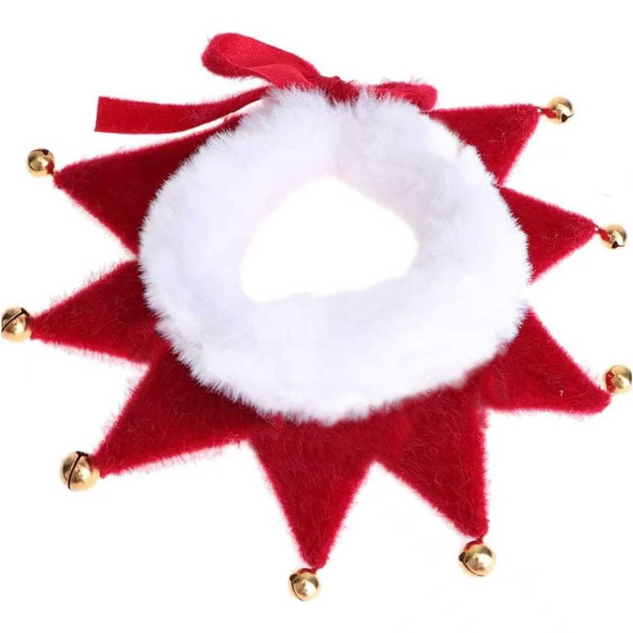 Aniepaa Weihnachts-Hundehalsband XL mit 8 Glöckchen – Verstellbar für Hunde & Katzen