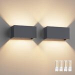 Klighten 2er Set 18W LED-Wandleuchte mit G9 Fassung – Verstellbar für Garten & Wohnraum
