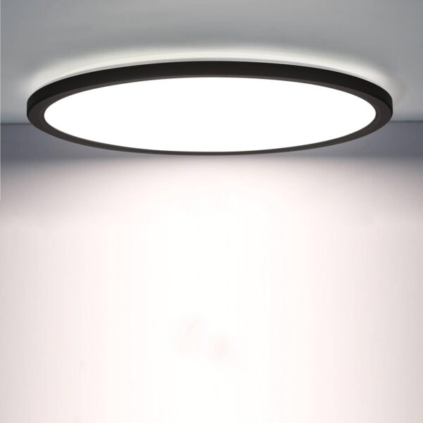 Epochglo LED-Deckenlampe 22cm mit Bewegungsmelder – 1800lm, IP44, flach & rund