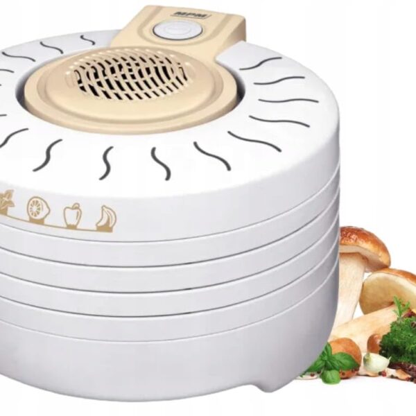 MPM MSG-03 Dörrautomat mit 4 Tabletts 28 cm – 250W Dehydrator für Obst, Gemüse & Fleisch