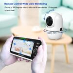 HelloBaby Babyphone mit 2 Kameras & 5" Split-Bildschirm – Sichere Überwachung ohne WLAN – Bild 3