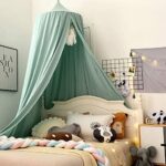 LINONI Baby Baldachin 240 cm Höhe – Chiffon Moskitonetz für sicheren Schlaf & Spielbereich – Bild 2