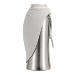 Youyijia 800ml Hunde Trinkflasche Edelstahl – Auslaufsicher mit Faltbarem Napf