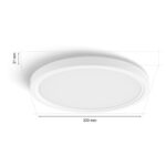 Philips Hue Devote Smart LED-Panel 30 cm – Intelligente Deckenleuchte mit 16 Mio. Farben – Bild 2