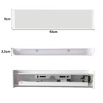 Lureshine Wandlampe 40cm 16W Aluminium – Up & Down LED Wandleuchte Warmweiss 3000K – Bild 3