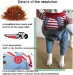 Bprtcra Deadly Doll Hundekostüm Grösse M – Halloween & Cosplay für Mittelgrosse Hunde – Bild 3