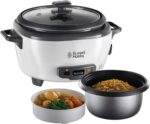 Russell Hobbs Reiskocher 0,8l mit Dampfgarer – Warmhaltefunktion für perfekte Ergebnisse