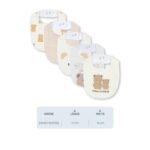 Chicco Baby Lätzchen Set – 5er Pack Baumwolle für Mädchen – Bild 7