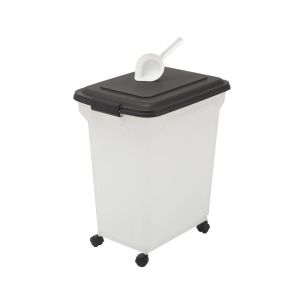 Iris Ohyama Futterbox 45L mit Rollen – Luftdichte Aufbewahrung für Hunde & Katzen