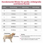 Woiil Hundemantel XL Wintermantel wasserdicht – Wärmeschutz für grosse Hunde – Bild 6