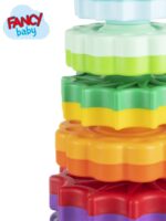 FANCY 40 cm Stapelpyramide mit Spiralgewinde – Motorik-Spielzeug für Babys ab 1 Jahr – Bild 7