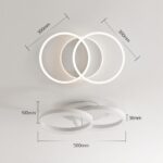 Amdelne Smart Deckenlampe 50cm LED – Sprachsteuerung mit Alexa & App-Kontrolle – Bild 6